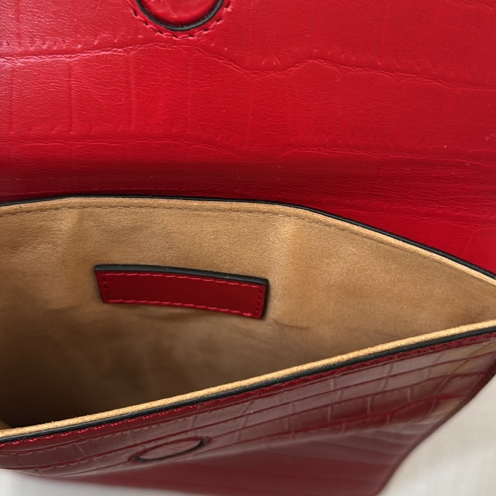 Red Croc-Embossed Tablet Sleeve - Picture 4 of 4